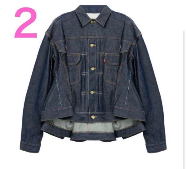 新品未使用 Levi's x sacai Women'sDenim Jacket 2