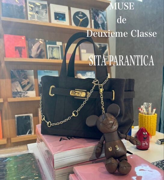 MUSE de Deuxieme Classe★SITA PARANTICA Ultrasuede カナグツキミニトートバッグ