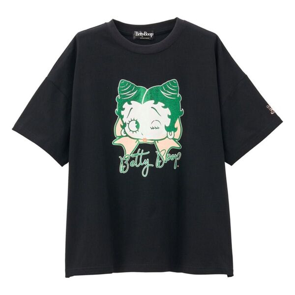 新品未使用 ベティブープ 猫耳Tシャツ L ブラック 黒 ベティちゃん