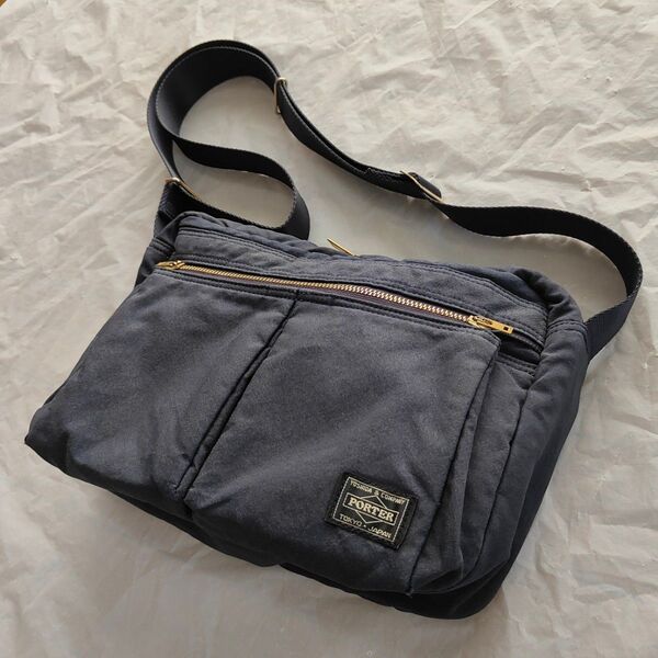 porter ドラフト ショルダーバッグ ネイビー