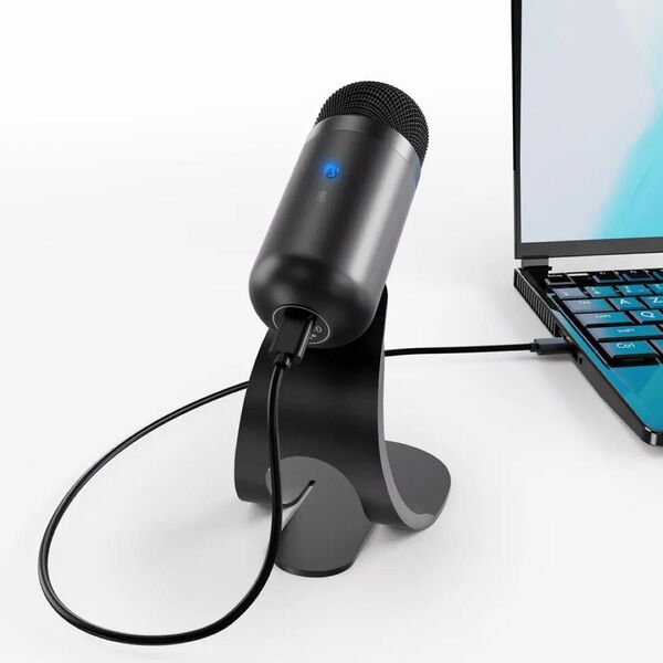 360度全指向性 USBコンデンサーマイク マイク PCマイク 高感度