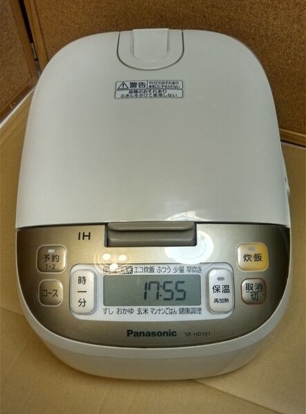 Panasonic ジャー炊飯器SR-HD101 IH炊飯器 1.0L 2012年製