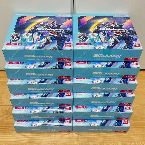 カードダス GUNDAM CARD COLLECTION機動戦士ガンダム GQuuuuuuX 未開封box 12box