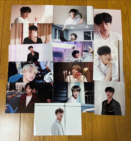 ジン 14枚 BTS オヌル 展示会 EXHIBITION 公式 生写真 フォト