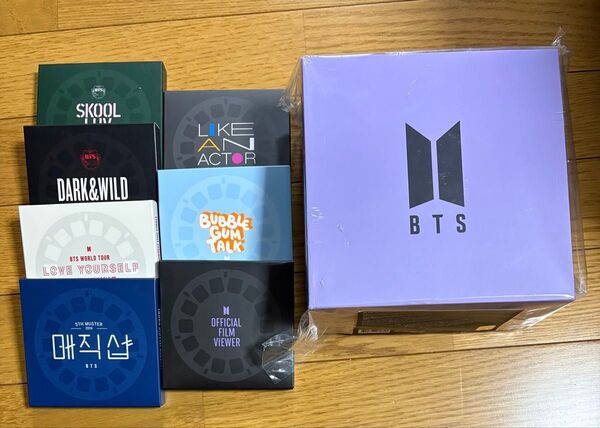 開封後未使用 BTS OFFICAL FILM VIEWER フォトカード付き フィルムリール 7セット