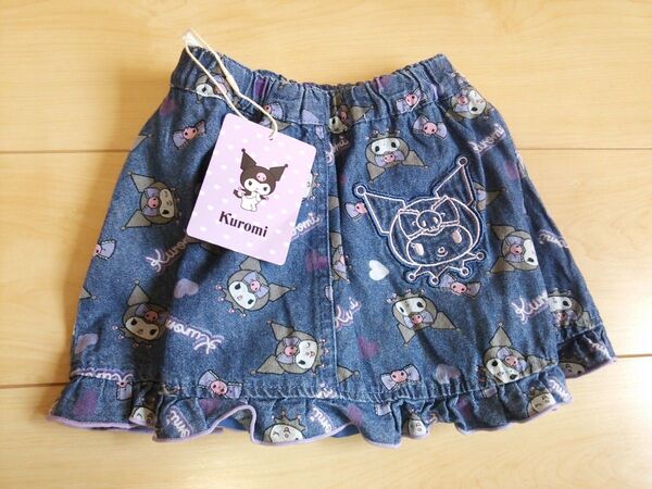 子供服クロミちゃんSanrio*ミニスカート送料無料キッズ*サンリオ新品*デニム