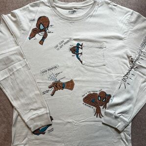 値下げgraniph スパイダーマン 長袖Tシャツ