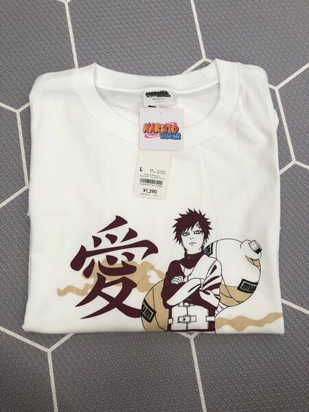 新品 GU NARUTO ナルト 我愛羅 Tシャツ L タグ付き 半袖
