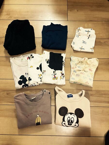95〜100サイズ 春秋服 パジャマ ベスト ズボン他 10点