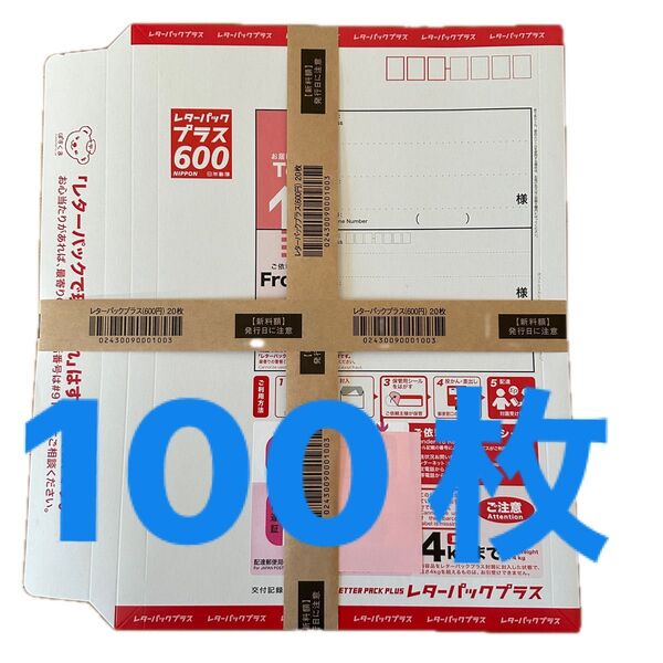 レターパックプラス600 100枚