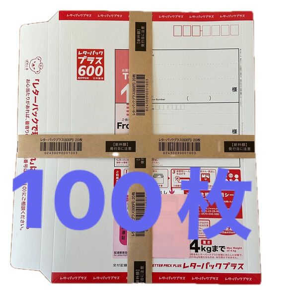 レターパックプラス600 100枚