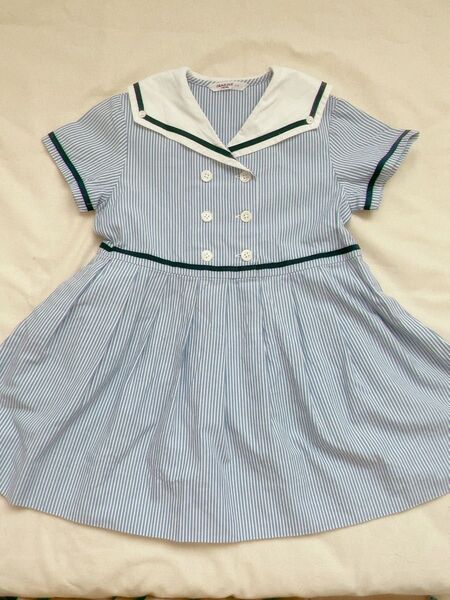 familiar セーラーカラーワンピース キッズ 110