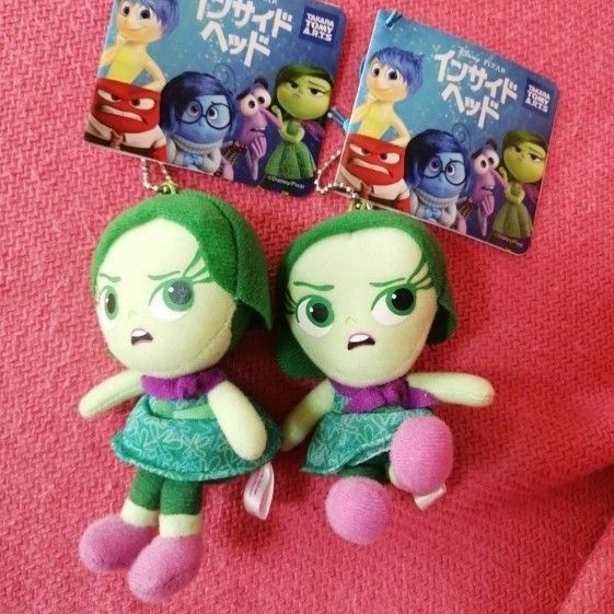 タグ付きムカムカ ぬいぐるみ2体セット インサイド・ヘッド タカラトミーアーツ