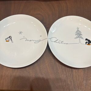 ピングー ミスド 非売品 皿 2枚セット クリスマス柄 中皿 小物入れ