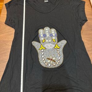 Tシャツ ビーズ ハンドメイド 素材 ファティマの手