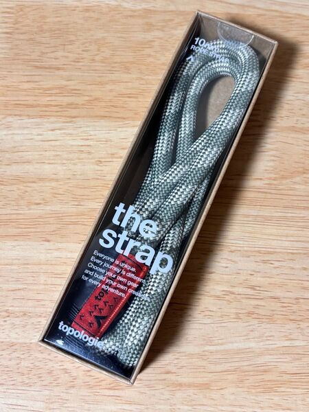 新品未使用 Topologie/トポロジー 10mm Rope Strap 2.0 Sage Patterned ストラップ単体