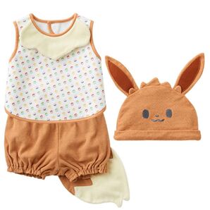 新品 モンポケ イーブイ 帽子 セット 出産祝い