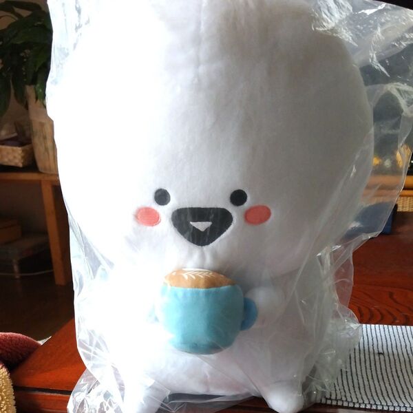 お文具といっしょ~のんびり喫茶~ 一番くじ A賞 コーヒーでのんびりなお文具さんぬいぐるみ