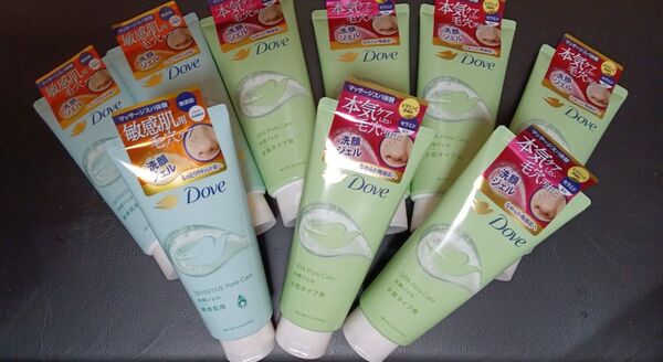 ダヴ 洗顔ジェル 敏感肌用 毛穴ケア 9個セット