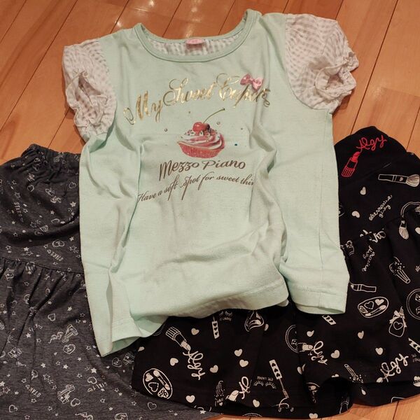 マザウェイズスカートとアルジースカパン おまけTシャツ 130 140 150