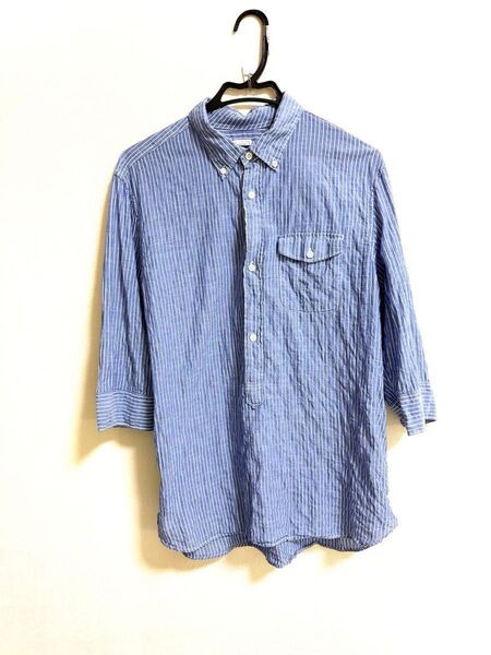 ギャップ GAP プルオーバーシャツ ボタンダウン ストライプ Lサイズ