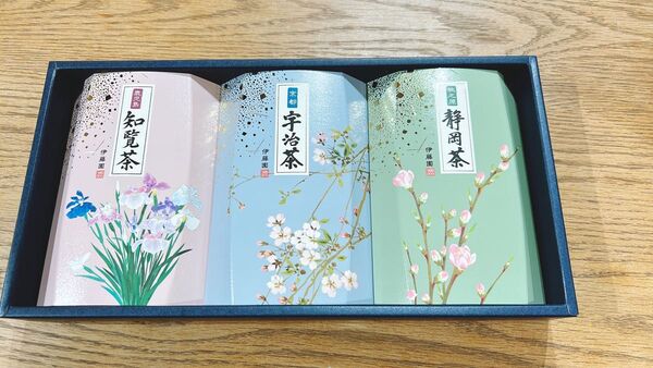 【新品】伊藤園 お茶 日本の伝承 詰め合わせ 3個セット 知覧茶、静岡茶、宇治茶