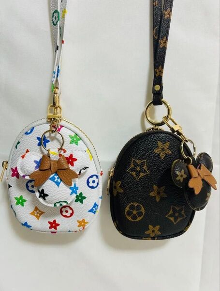 【013】可愛いミニバッグ型キーリング キーホルダー 財布