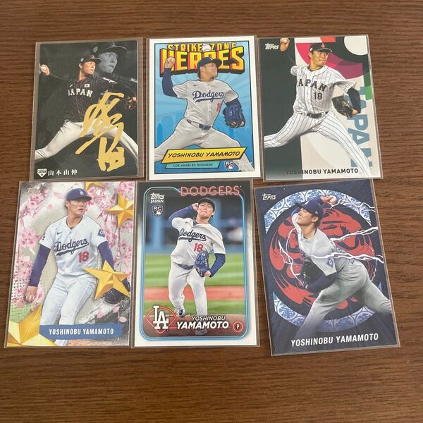 TOPPS JAPAN EDITION 2023 2024 TOKYO SERIES 侍ジャパンチップス 金箔 インサート 6枚
