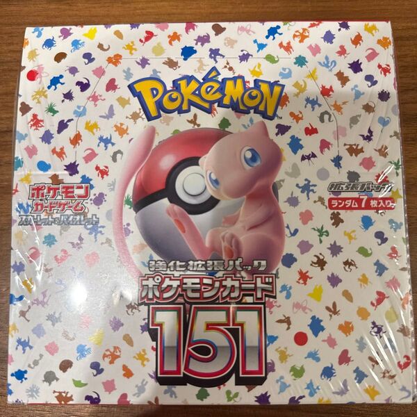 【新品未開封シュリンク付きボックス】ポケモンカードゲーム スカーレット&バイオレット ポケモンカード151(イチゴーイチ) BOX