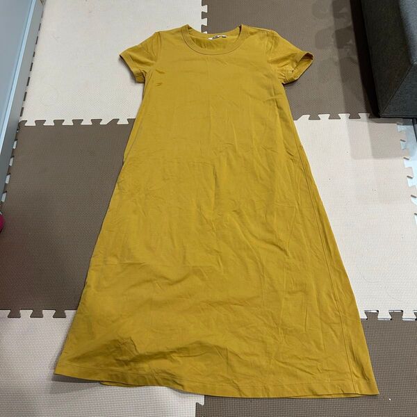 UNIQLO ユニクロ Tシャツワンピース Tシャツワンピ ロングワンピース Lサイズ