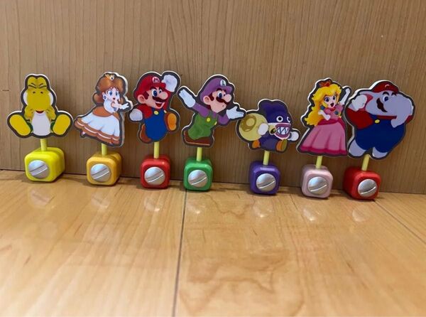 マリオ ルイージ ピーチ トッテン ヨッシー デイジー ゾウ メモスタンド ワンダー ニンテンドー 任天堂 パネルクリップ
