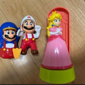 マリオ おもちゃ セット ピーチ ファイヤマリオ ファイアマリオ ペンギンマリオ ディズニー