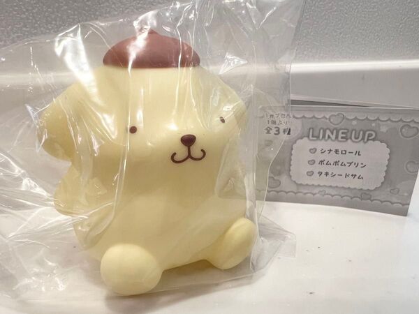 【新品未開封】サンリオキャラクターズ ぷにぷにし隊 ポムポムプリン sanrio サンリオ ガチャ フィギュア カプセルトイ