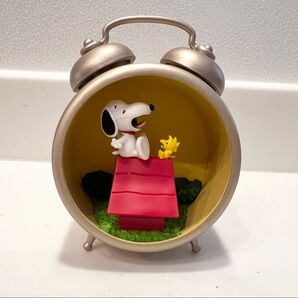 スヌーピー アンティーク ジオラマ コレクション アラームクロック ピーナッツ フィギュア ミニチュア 雑貨 北欧