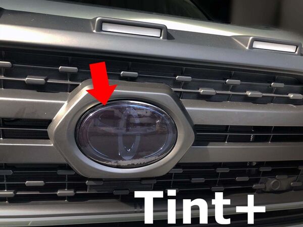 Tint+カット済み エンブレム スモークフィルム(スモーク20%) RAV4 MXAA52/MXAA54/AXAH52系