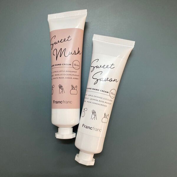 Francfranc ハンドクリーム Sweet Musk & Sweet Savon 2個セット
