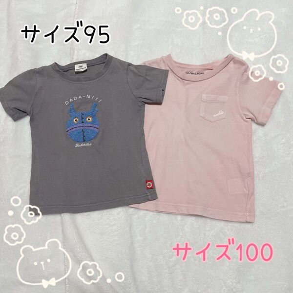アンパンマン グローバルワーク 半袖Tシャツ ピンク