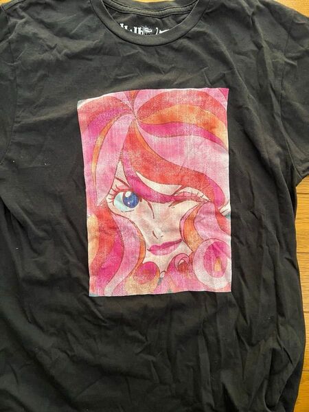 ルパン三世プリントTシャツ ブラック 古着