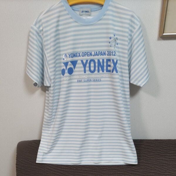 YONEX ヨネックス オープンジャパン 2012 記念 Tシャツ 男女兼用 Sサイズ 女性サイズM Tシャツ バドミントン