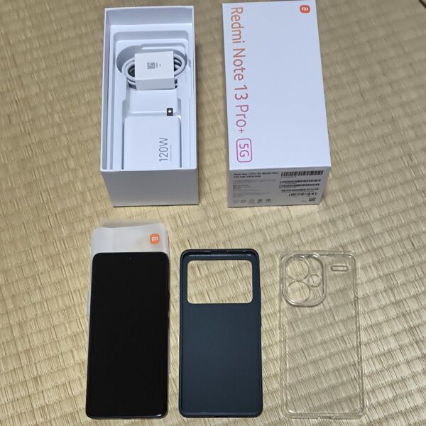 Redmi Note 13 Pro+ 5G 6.67インチ メモリー8GB ストレージ256GB ミッドナイトブラック