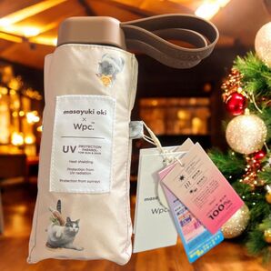 沖昌之Wpc. 遮光アンブレにゃん完全遮光100%&完全UVカット晴雨兼用 新品