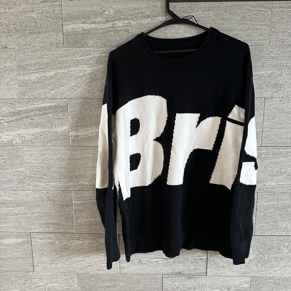 BIG LOGO CREWNECK KNIT fcrb 23aw ニット S セーター