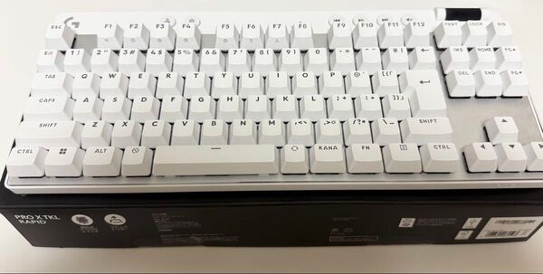 logicool PRO X TKL RAPID ホワイト ゲーミングキーボード