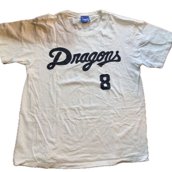 中日ドラゴンズ 半袖 Tシャツ 8番 大島洋平 綿100%
