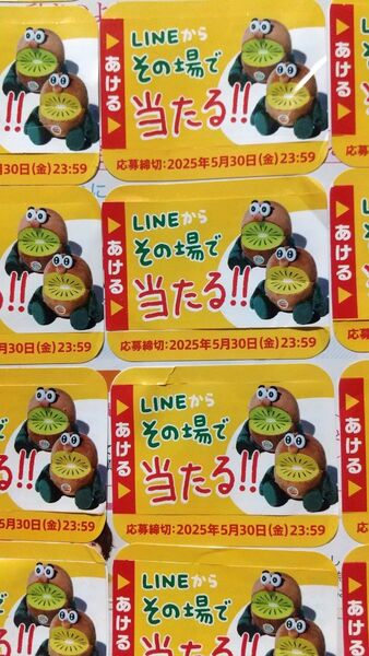 ゼスプリ キャンペーン応募シール 20枚