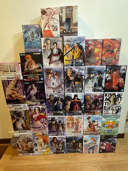 ワンピース ONE PIECE プライズ フィギュア まとめ THE 出航 グランディスタ 他 31点