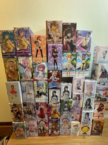 未開封 美少女 プライズフィギュア まとめ 41点 2.5次元の誘惑 ヒロアカ リゼロ らんま ロジデレ さくら 魔女の旅々