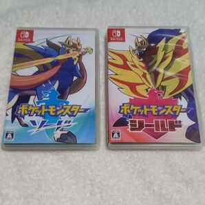 (Switch)ポケットモンスター ソード シールド 2本セット まとめ売り
