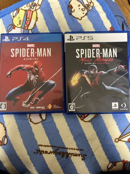 ps4 スパイダーマンand ps5 スパイダーマンマイルズモラレス 2点セット