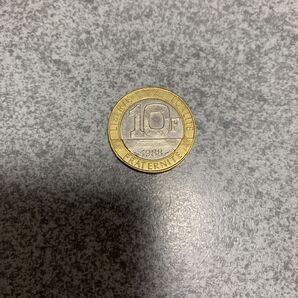 フランス 10フラン硬貨 1988年